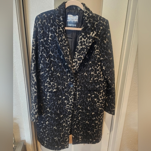 Kensie Print Coat - Picture 1 of 5